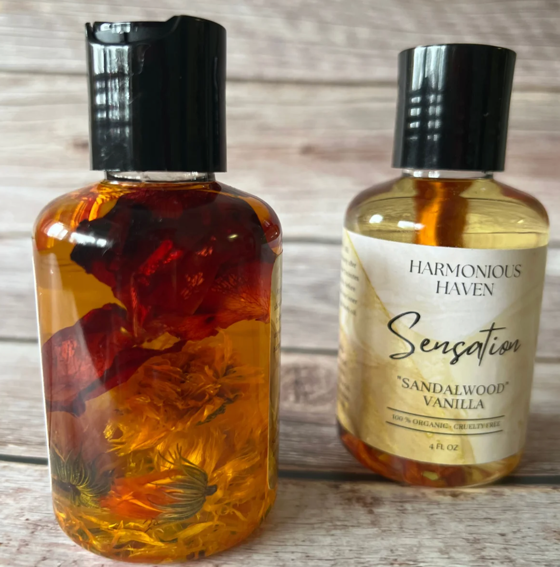 Sandalwood Vanilla Botanical Body Oil