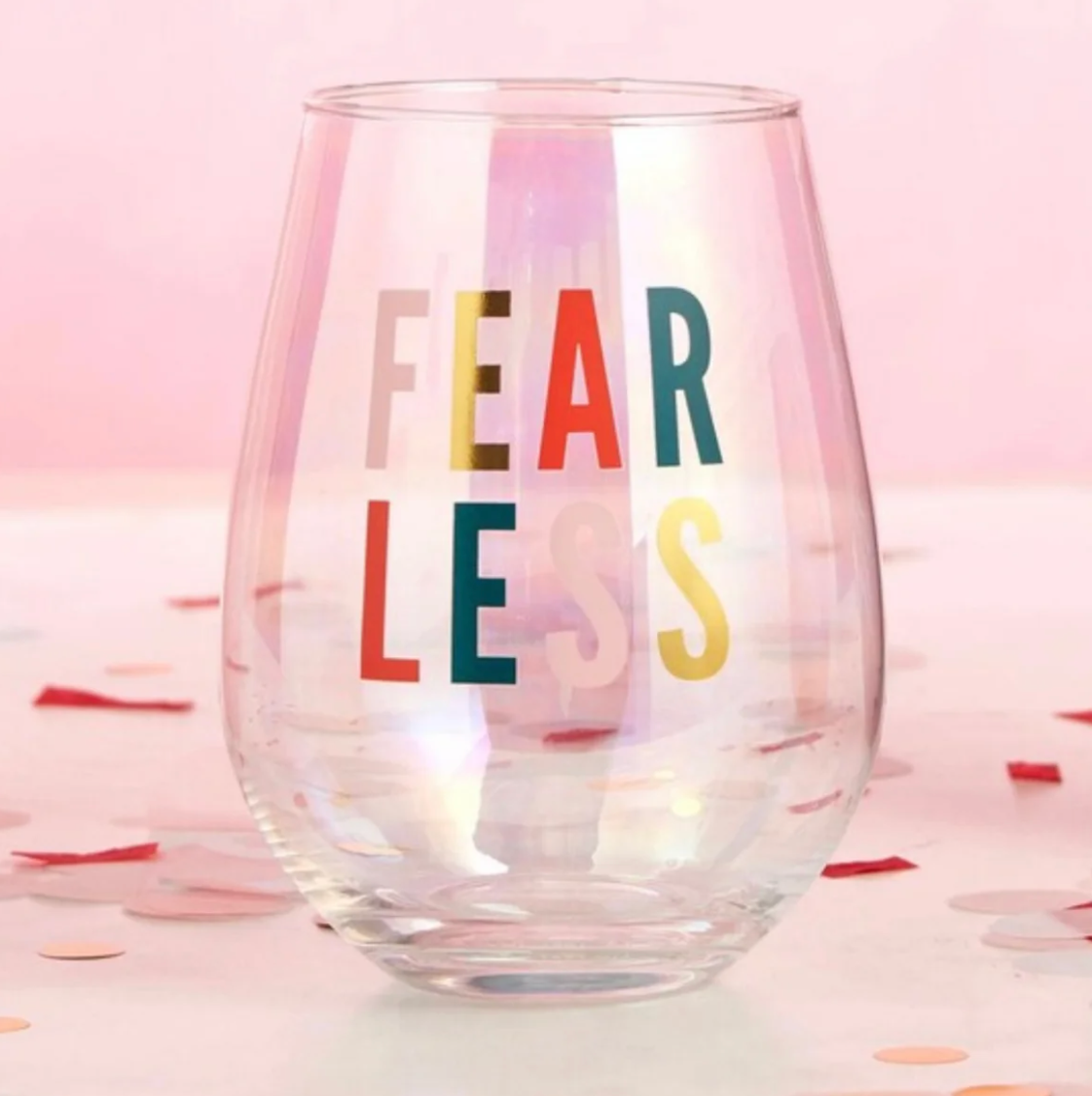 "Fearless" Jumbo 30oz Wine Glass