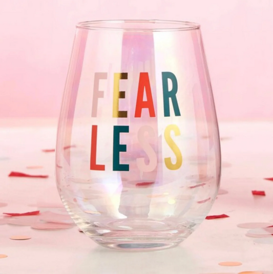 "Fearless" Jumbo 30oz Wine Glass