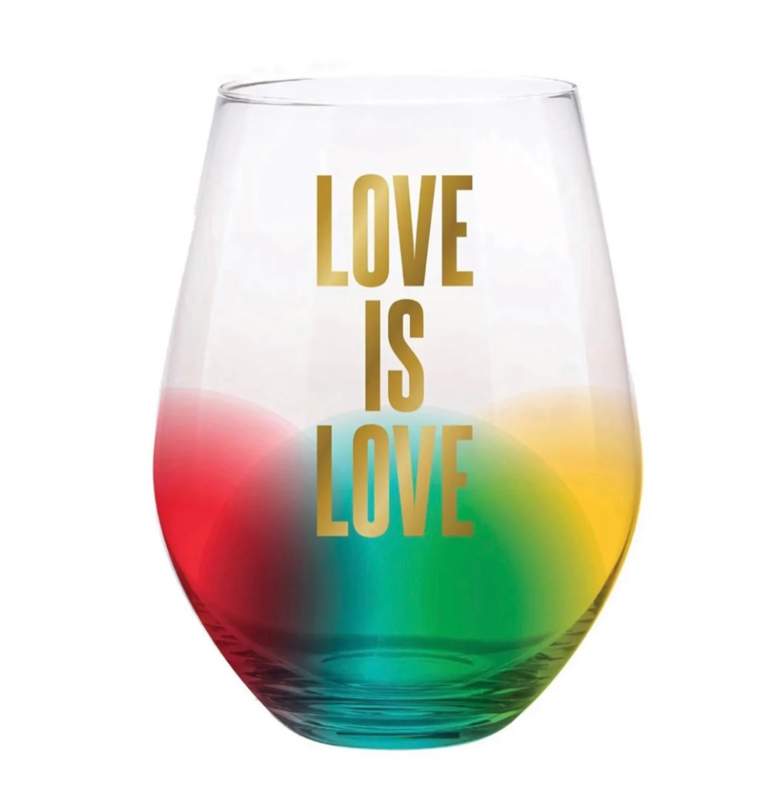 "Love is Love" 30 Oz Jumbo Wine Glass